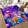Futuristic Fashion Party Square rugs are a great choice for living rooms, bedrooms, home décor, and as gifts.