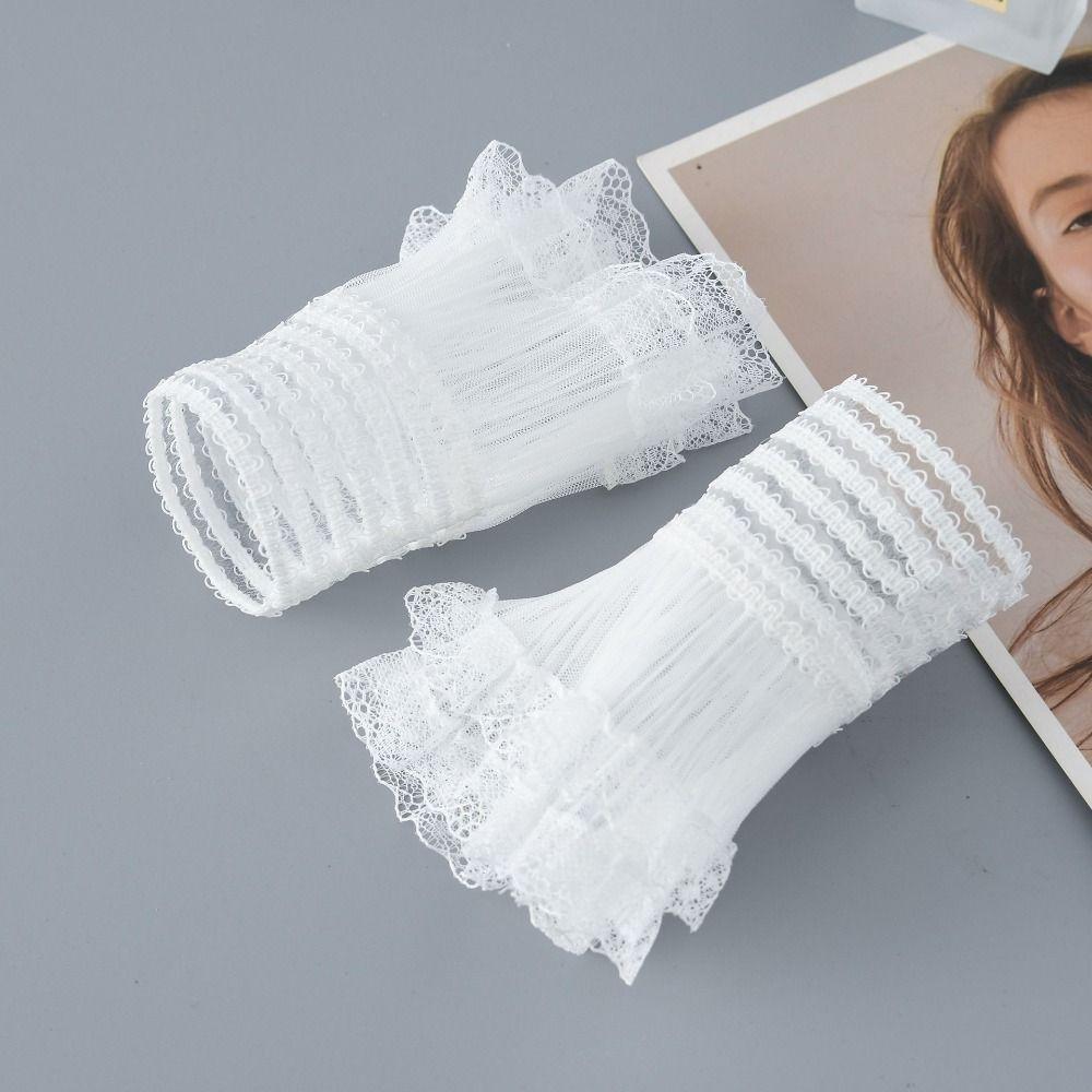 White Black Fake Cuff Detachable Lace Cuff New False Sleeve Cuffs