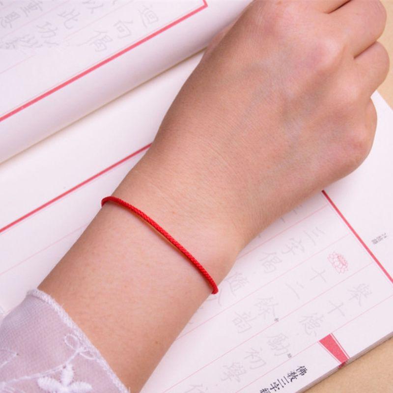 Braided Red String Amulet Bracelet/Anklet: Unisex Gift for Students & Couples