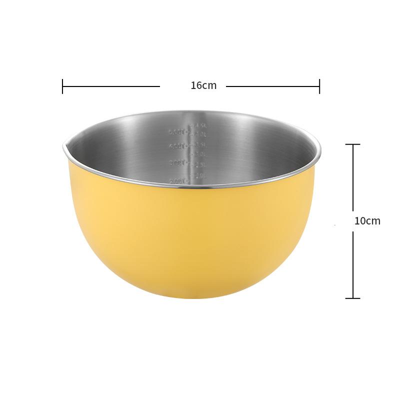 

304 Нержавеющая сталь миска для смешивания салата с крышкой кухонная емкость для размешивания яиц и теста миски для хранения фруктов и овощей для выпечки и приготовления пищи