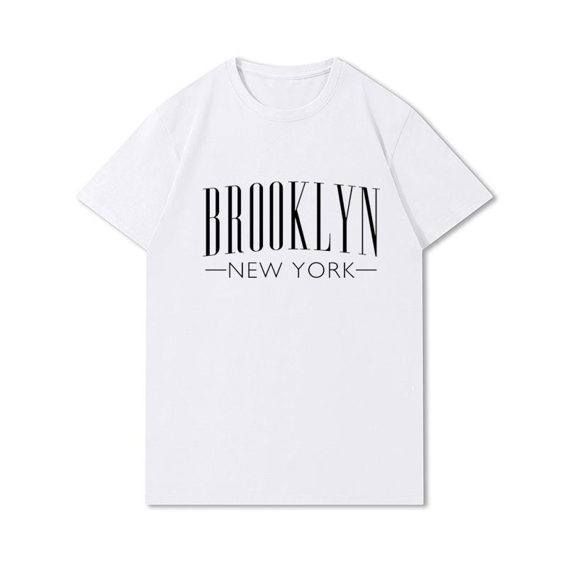 T-shirt Grafica Harajuku Vintage Anni '90 Magliette Donna Brooklyn Estive Oversize Streetwear Top Gotici Punk