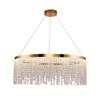Nordic Round Bedroom Led Chandelier Living Room Restaurant Hotel Cafe Personality Fashion Home Crystal Decorative Lighting