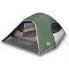 Dome Camping Tent for 4 Persons Green Waterproof