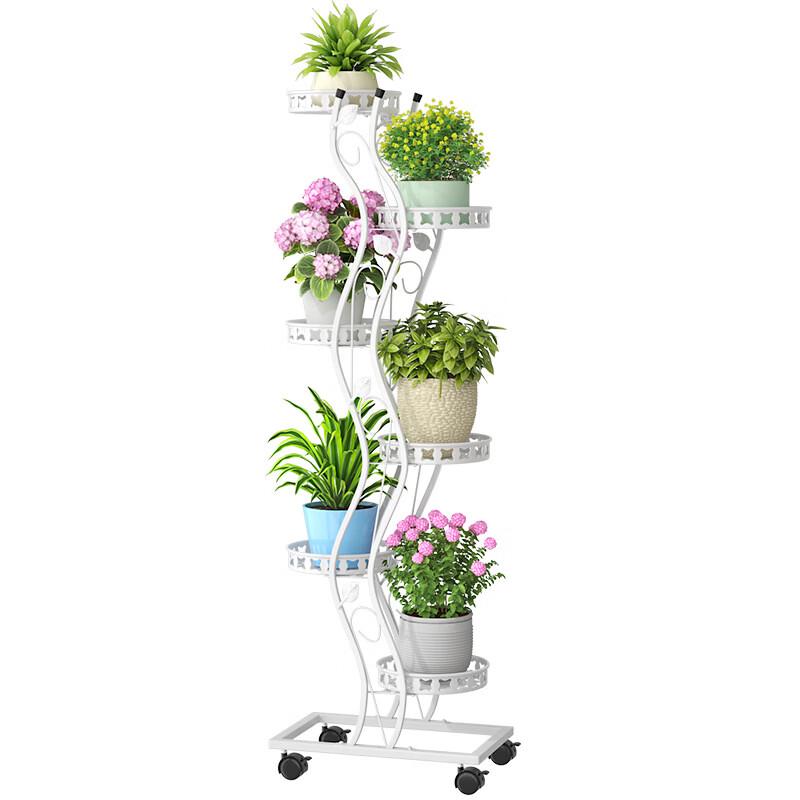 Multi-Layer Mobile Flower Stand