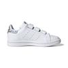 Adidas Originals Stan Smith Velcro Casual Low-Top Kids Sneakers Kids Sneakers White Silver EE8484