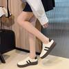 Thick-soled Non-slip German Training Shoes Women's Summer 2025 New Fashionable Versatile and Comfortable Sports and Leisure Lace-up White Shoes