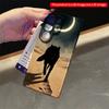 2DFlat Samsung phone case Black Wolf Under Crescent Moon Desert Scene Applicable to Galaxy S23 S24 S25ULTRA S26 A12 A14 A15 A16 A54 A55