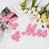 1 Set Wooden Mr  And  Mrs  Letter  Ornament Wedding Props Large Photography Props