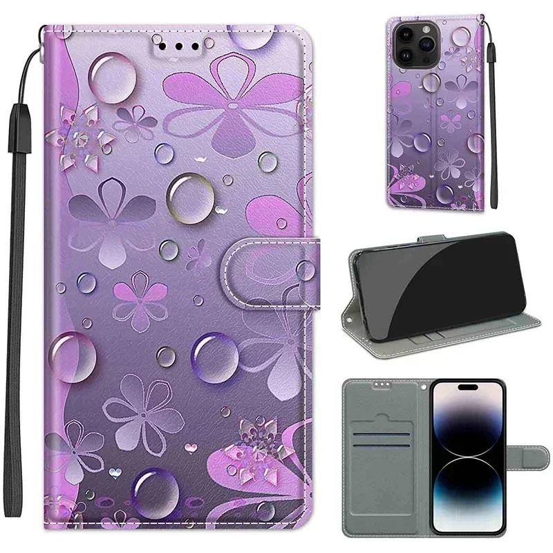 Lovely Butterfly Wallet Case For Huawei Honor 90 Pro X50 X6 X6A X7 X8 X8A X9A Magic 5 Lite Magnetic Flip Leather Card Slot Cover