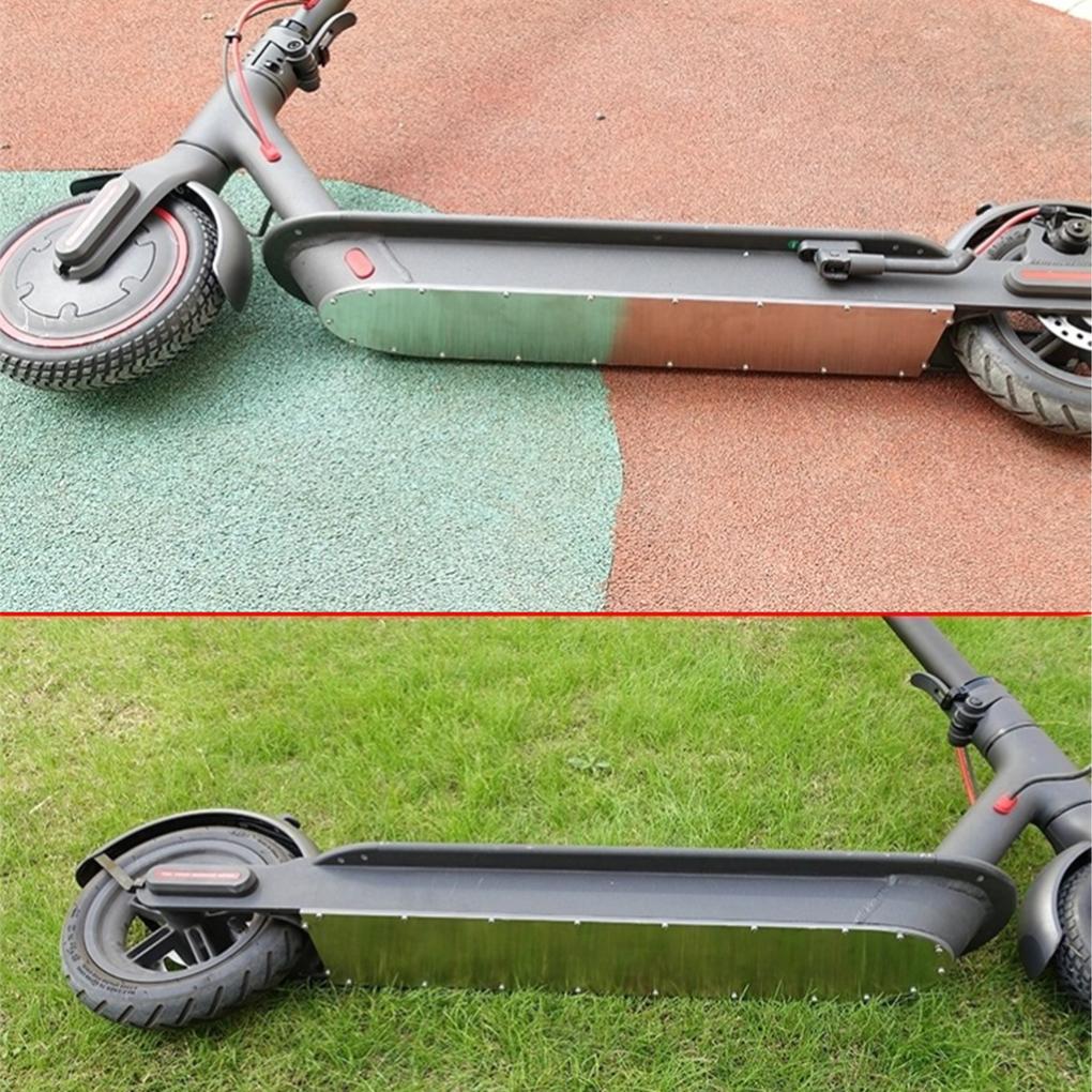 Stainless Steel Electric Scooter Battery Bottom Shield Professional Protective Protector Replacement for 1S/Max/Pro