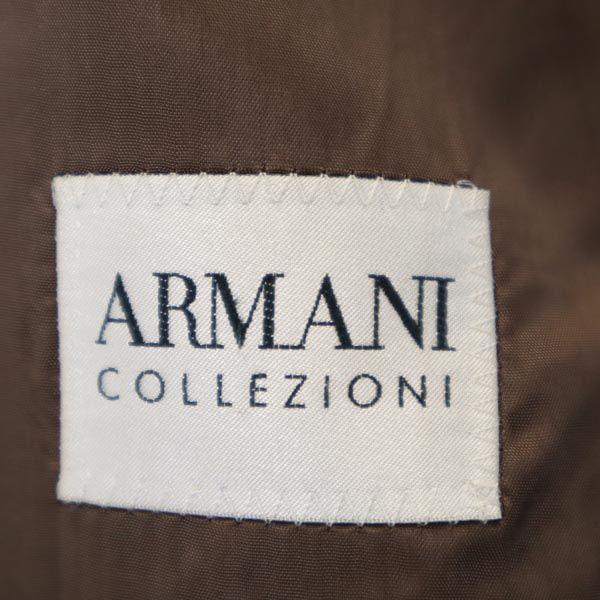 ARMANI Cordory tailored jacket Brown COLLEZIONI Men's Used
