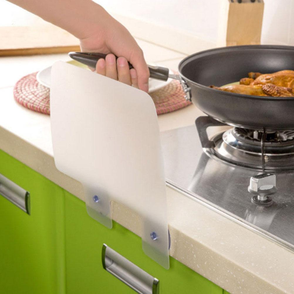 Kitchen Sink Splash Guard Waterproof Water Barrier Protector with Suction Cups Anti Splash Baffle Board for Countertop