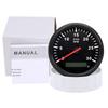 85MM Tachometer with Red Backlight 3000RPM Tacho Gauge Hourmeter Gauge M16 M18 Tacho Sensor For Marine Boat Car Truck 9-32V
