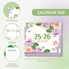 Holiday Desk Calendar 2025-2026,october 2025 to december 2026 Festival Planner for Home Office Desk Organizer