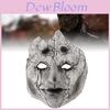 Black Myth Wukong Latex Half Face Mask For Halloween Terrifying Costume Party Accessory