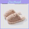 Cotton Slippers Women Autumn Winter Indoor House Non Slip Soft Sole Warm Plush For Cozy Home Use