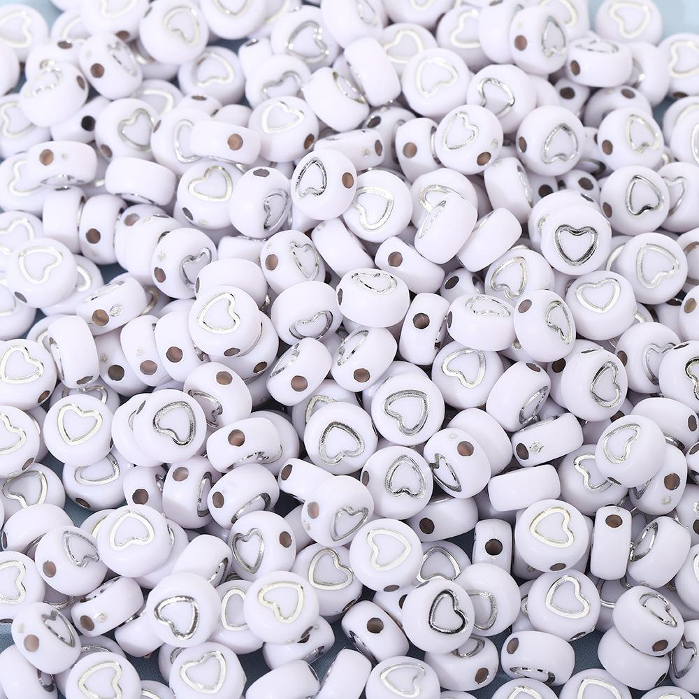 Acrylic Letter Beads for Kids' Jewelry Making – Educational DIY Beading Accessories