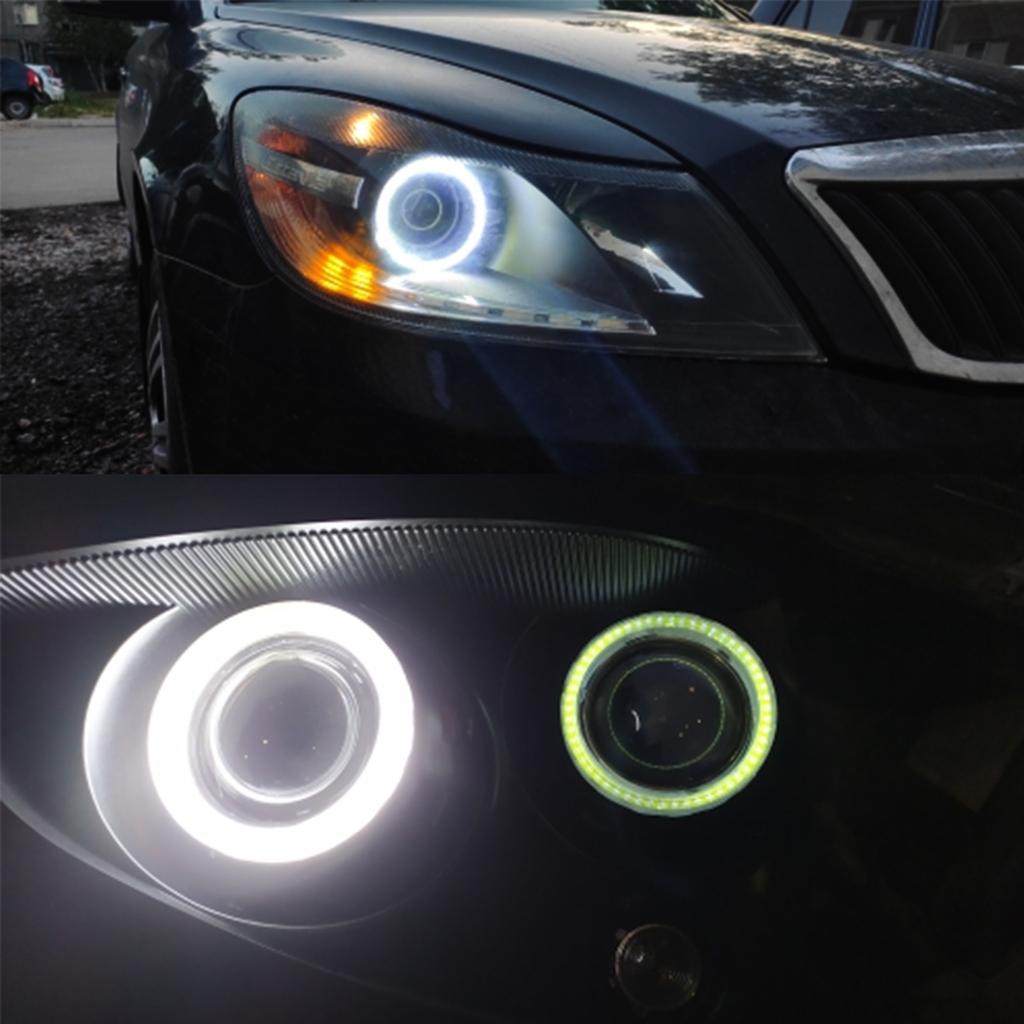 30-120mm LED Angel Eyes Bulb Halo Ring Lamp Car Daytime Running Light DRL Fog Light DC12V Styling Light Decorative Lights