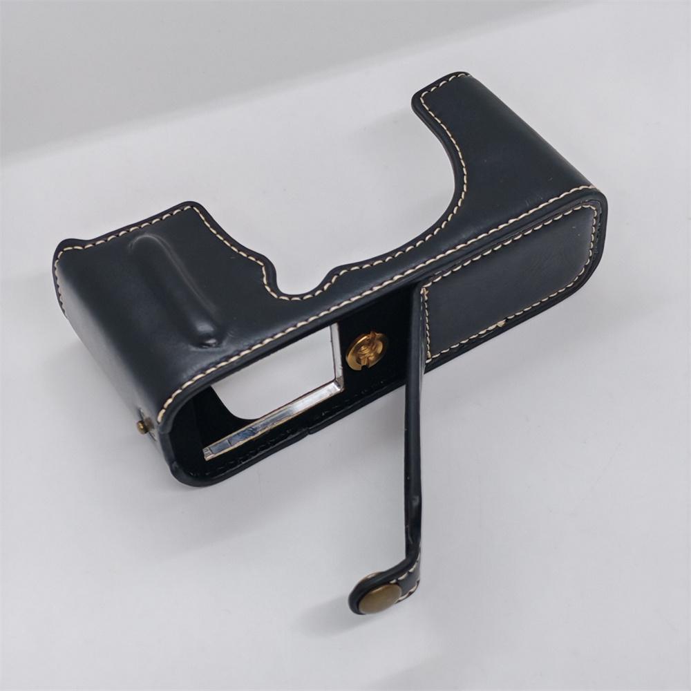 PU Leather Camera Half Case for Fujifilm XE4 Fuji X-E4 Bottom Battery Opening Cover