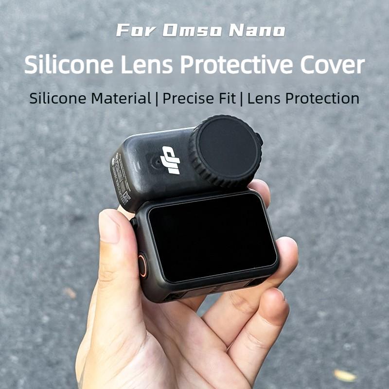 For DJI Osmo Nano Action Camera Lens Protective Cover Camera Lens Silicone Cap Dust-proof Lens Cover For DJI Action Osmo Nano