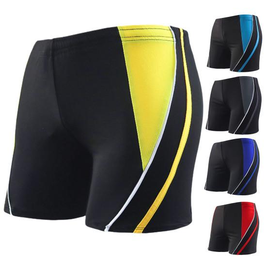 Bathing Trunks Trendy with Lining Anti-shrink Swimsuit Shorts Quick Drying Swimming Trunks Beach Shorts Beachwear