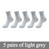 New Bamboo Fiber Men Socks Classic Deodorant Business Brand Crew Socks Men High Quality Casual Compression Socks 5pairs / Lot