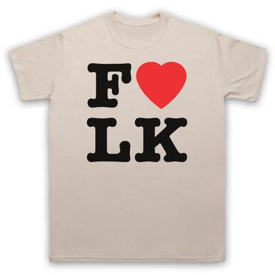 I Love Folk Music Slogan Retro Cool Guitar Acoustic Mens And Womens T-Shirt