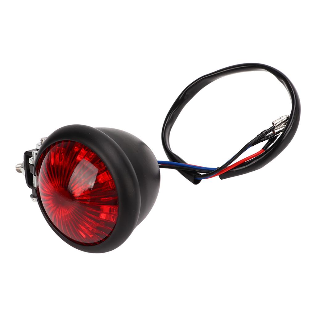 Motocyklové retro kulaté LED zadní světlo brzdové světlo univerzální pro 12V motorku