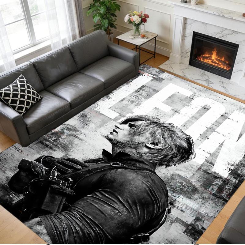 Crystal Velvet Rug Soft Non Slip Indoor Floor Mat Home DecorResident Evil
