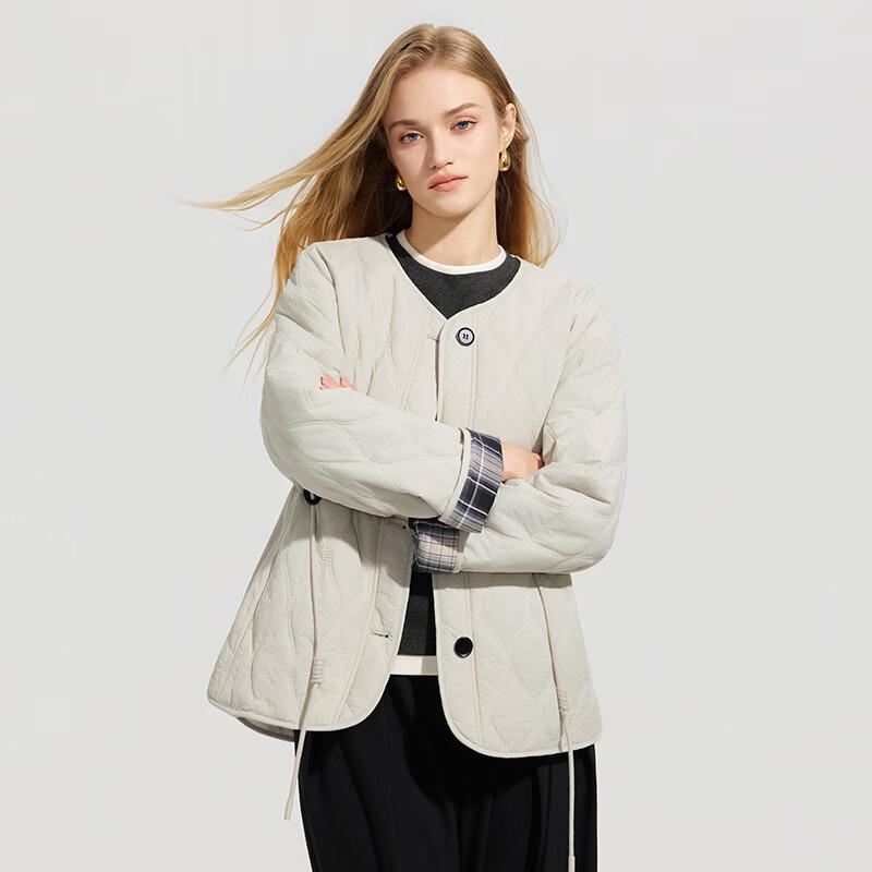 Women's Korean Style Diamond Quilted Padded Jacket