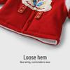 Youqi Baby Winter Fleece-Lined Festive Outfit Set