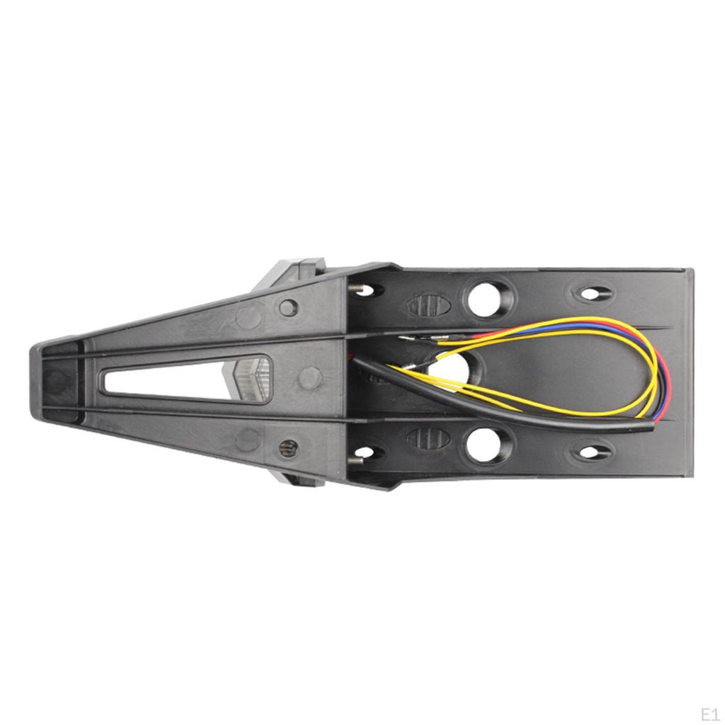 LED Brake Rear Stop Plate Holder Lights Universal for Motorbikes Bike Accessories