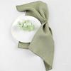 6PCS Square Dining Table Napkin Solid Color Tea Towel Multi-functional Cotton Linen Napkin Party