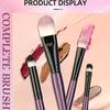 20Pcs/Set Eyeliner Makeup Brush Set Cosmetic Foundation Cosmetic Brushes Kit  for Cheeks Eye