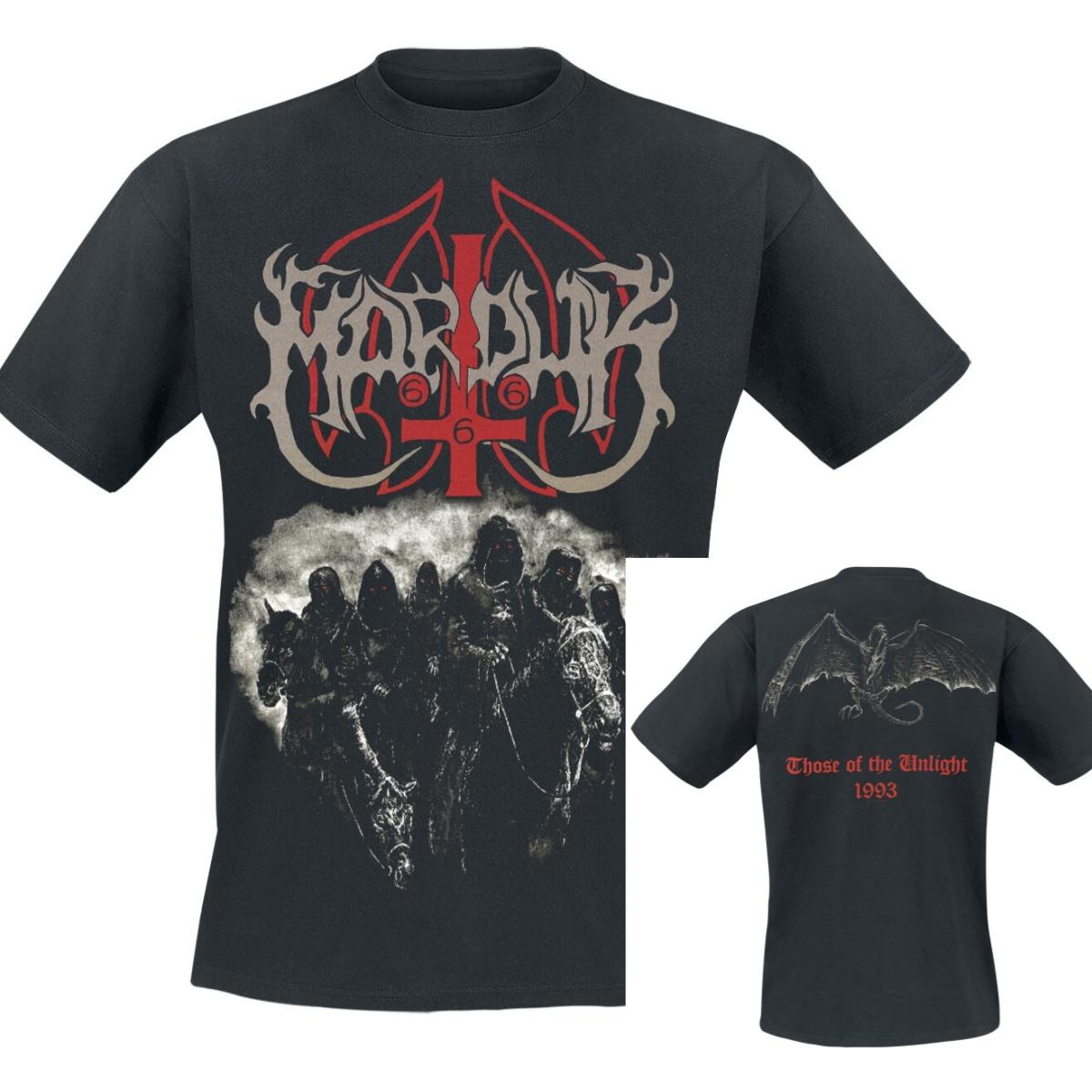 Those of The Unlight Marduk Band T-Shirt 100% Cotton Graphic Tee Men Women Summer Streetwear Top S