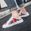 Mode Slipper Sommer Herren Halbschuhe Mode Canvas Schnürschuhe Herren Freizeitschuhe Heißer Verkauf Flache Sneakers Walking Schuhe Chaussure Homme