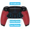 eXtremeRate Programmable Back Paddle Plastic RISE4 Remap Kit Compatible with PS5 Controller Compatible with PS5 Controller with Upgrade Board and
