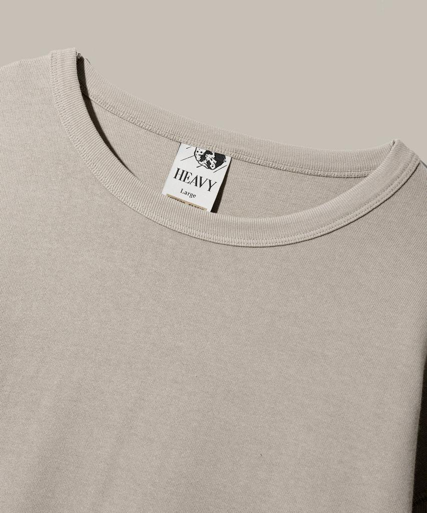 FP142 Mtor Heavy Two-Ply Volume Long Sleeve T-Shirt Taupe Beige Sjlt1508