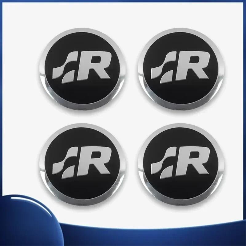 4pcs 56mm Car Wheel Center Sticker for Volkswagen VW GTI ABT Golf 5 6 Polo Passat Tiguan CC Bettle Touran Scirocco Sharan SR32