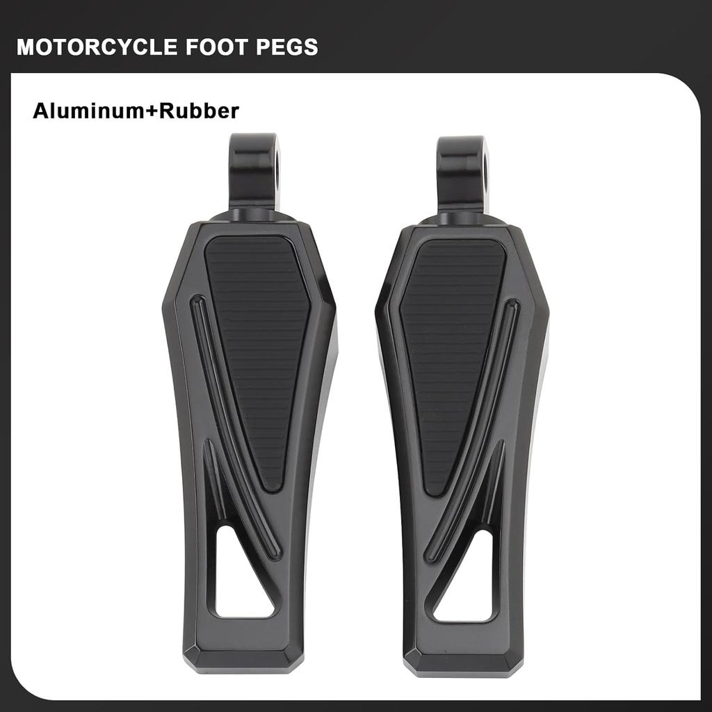 Motorcycle Foot Pegs Phantom Male Mount Footrest Pedals for Harley Sportster 883 Dyna Street Bob Fatbob Touring Road Glide Street Glides Fat Boy