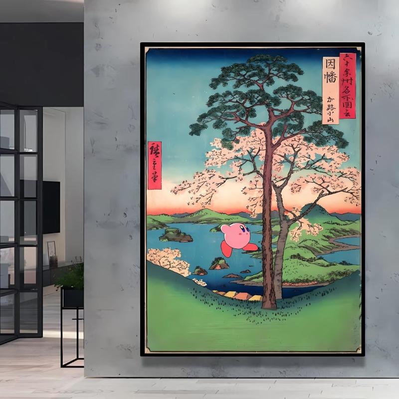 Leinwand Kunstwerk Malerei Pokemon Schiggy Poster Cartoon Bild Klassisch Haus Schlafzimmer Dekoration Gemälde Kindergeschenk
