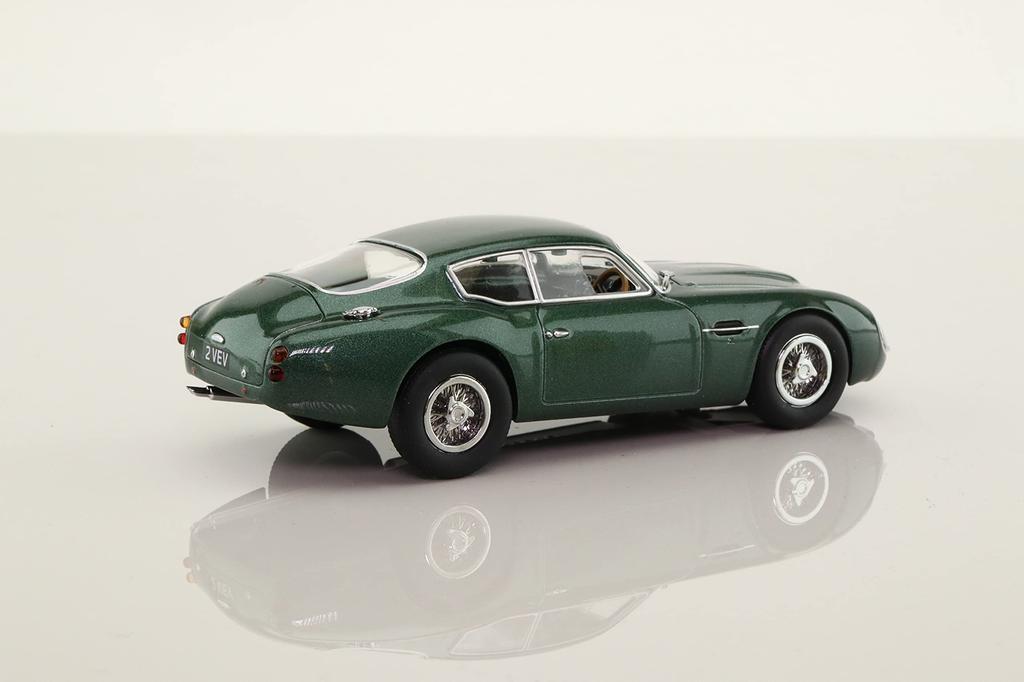 OXFORD 1/43 Scale Model Car Aston Martin DB4 Zagato (Metallic Green)