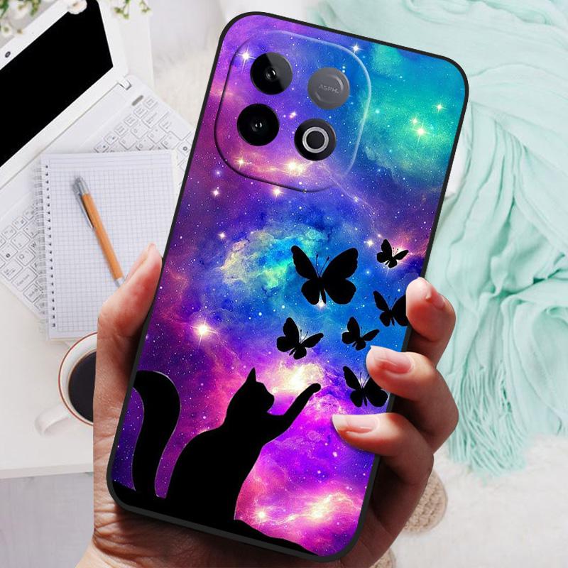 Etui silikonowe na tył telefonu VIVO iQOO Z10 Turbo Pro, etui z miękkiego zderzaka VIVO Y300 GT 5G