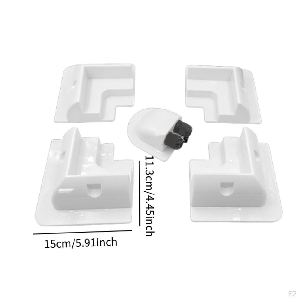 Mounting Brackets for Kit with Corner Bracket RVs And Yachts