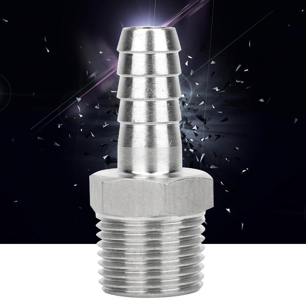 2 BUC 12in BSPT Conector Filet Masculin Fiting Țeavă Racord Barb Cuplaj Rapid(BSPT 12in