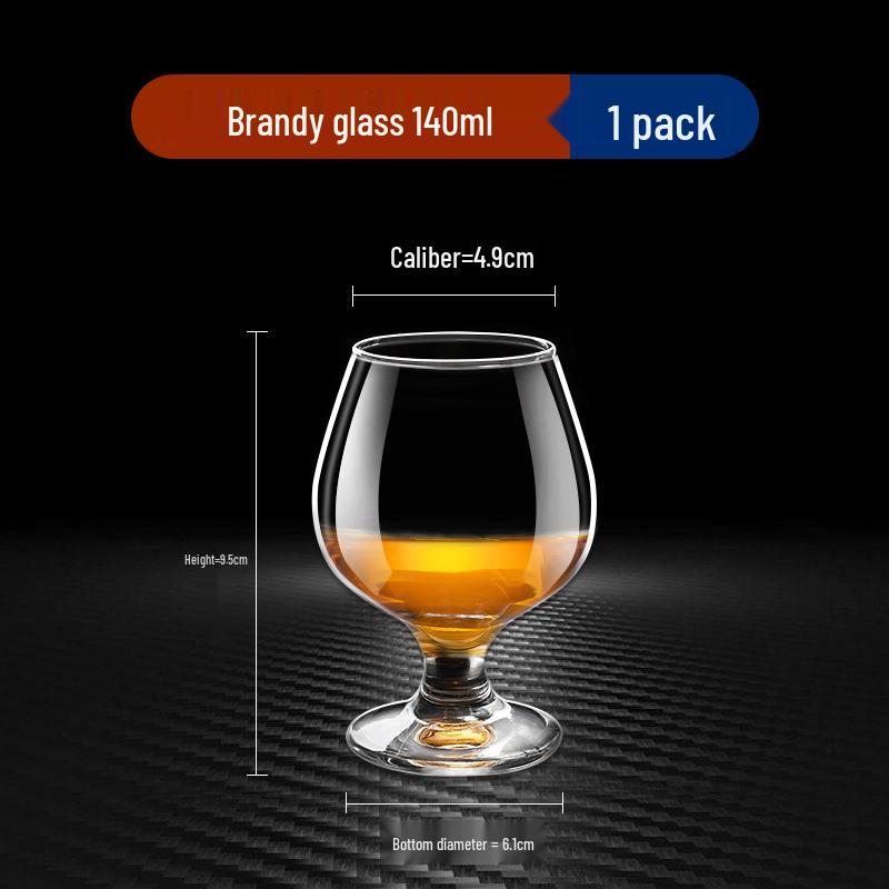 Crystal Glass Drinkware Set: Baijiu, Whiskey, Tall Stem Wine, and Brandy Glasses for Home Use