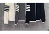 TIME BREATHE Men's Slim Fit V-Neck Cardigan, Classic Style, Thick Knit, White Edged Sweater Jacket, Trendy.