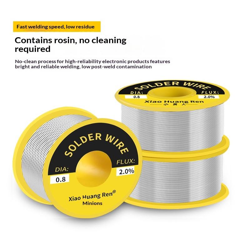 1Roll 50G Solder Wire Tin No-Clean Rosin Core 0.5-1.2Mm Welding Soldering Iron Reel Flux 2% Electronic Soldering Wire Roll