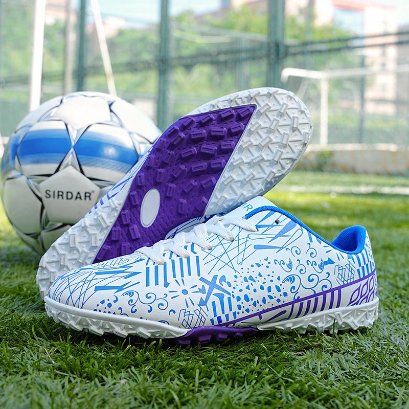 New football shoes men's long nails AG broken nails TF student practice shoes artificial grass football training spikes