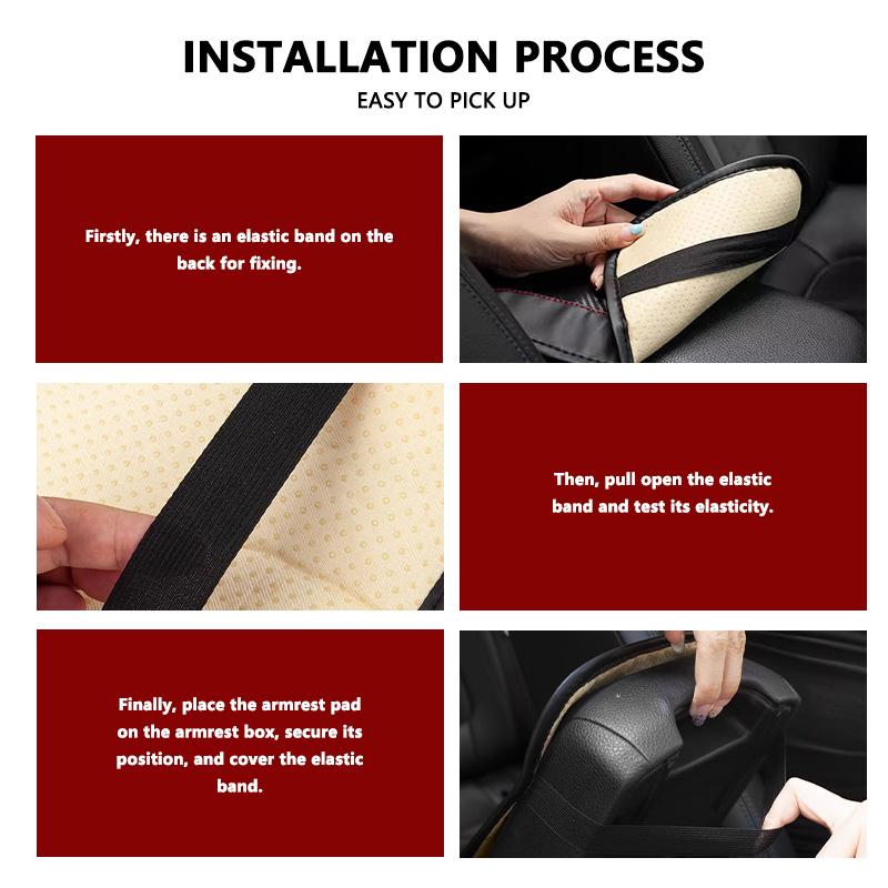 Car Center Console Box Protector Pad Armrest Mat Non-slip Cover For Lexus IS350 ES350 IS250 IS460 IS220h IS300 LX570 UX250h AEV1